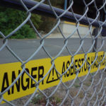 danger asbestos sign
